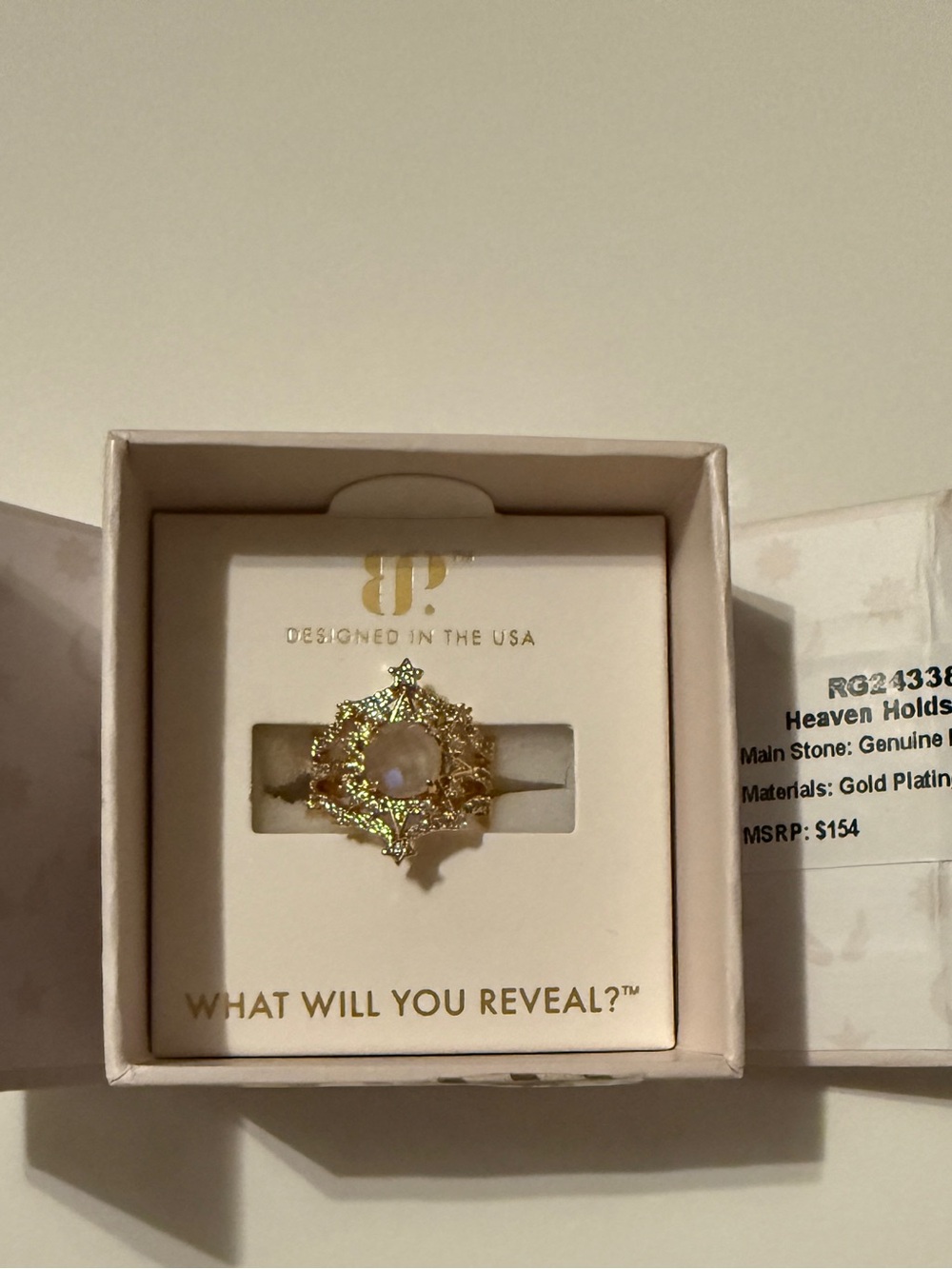Bomb Party “Heaven Holds You” Ring